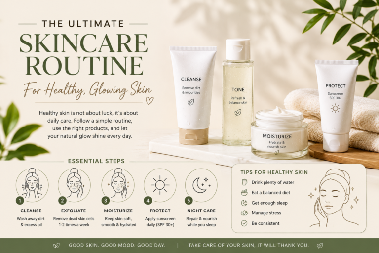 The Ultimate Skincare Routine for Healthy, Glowing Skin