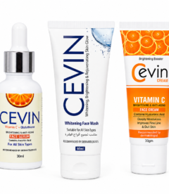 Cevin cream + Cevin Serum + Cevin Face wash